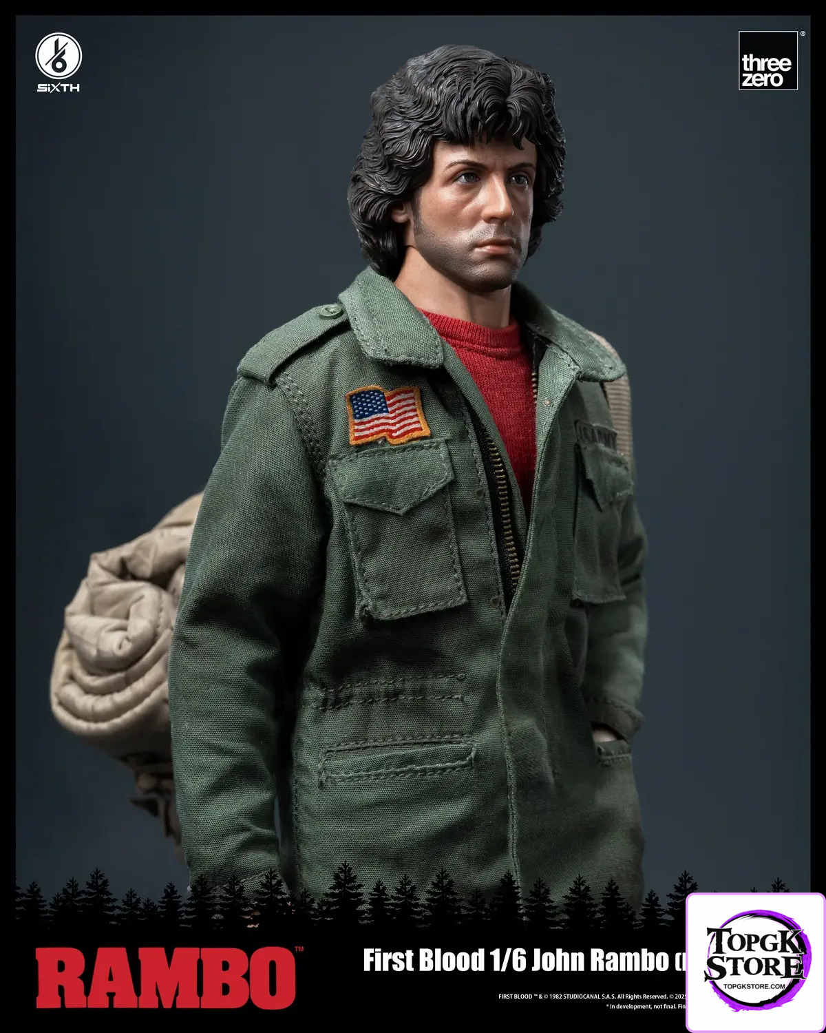 Threezero – Rambo: First Blood 1/6 John Rambo (Field Jacket) 3Z05530W0 (Licensed) - Photo 12 | TopGKStore