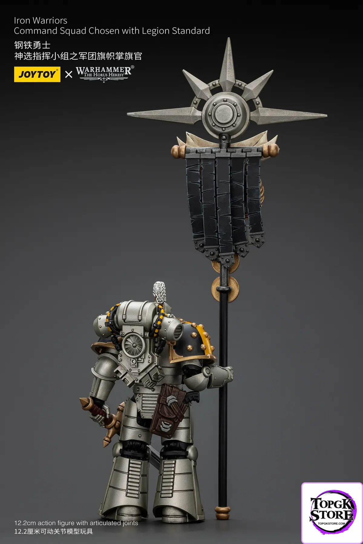 JOYTOY – Iron Warrior Legion Banner Bearer of the Chosen Command Squad JT01765 (Licensed) - Photo 3 | TopGKStore