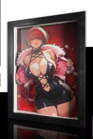B&W Studio – King of Fighters Shermie 3D Decorative Painting - Photo 2 | TopGKStore