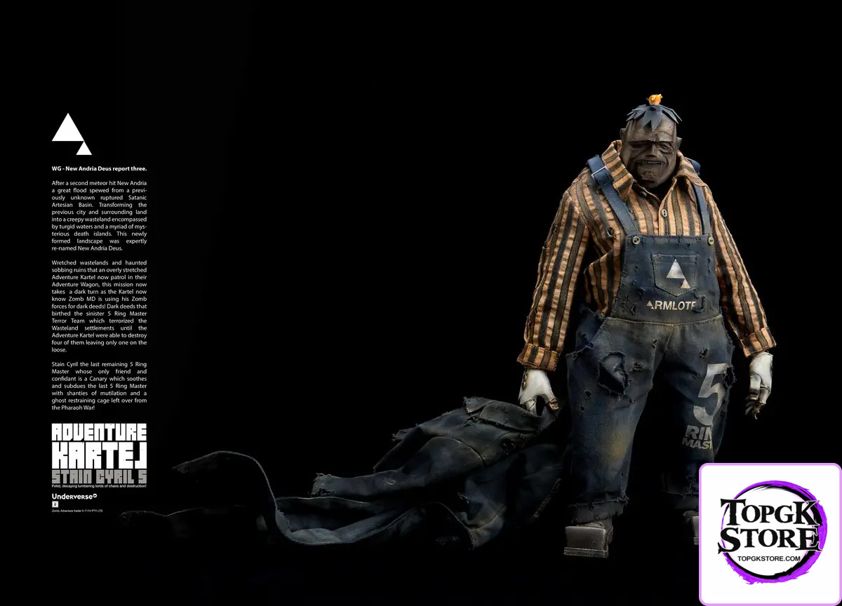 UNDERVERSE – Adventure Kartel 5 Ring Master – Stain Cyril 1/6 Action Figure (Licensed) - Photo 23 | TopGKStore