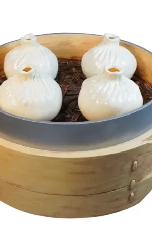 Royal Craftsman Studio - Simulation Of A Large-Scale Xiaolongbao Model Large Scale Sculpture - Photo 1 | TopGKStore