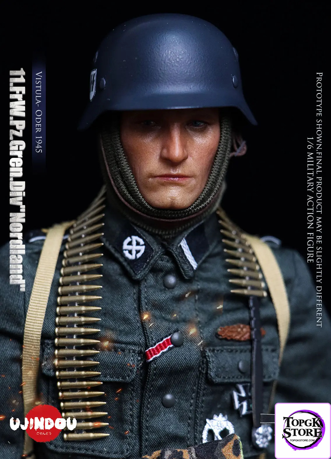 UJINDOU – 1/6 WWII 11. FrW. Pz. Gren. Div “Nordland”, Vistula – Oder 1945 UD9051 (Licensed) - Photo 2