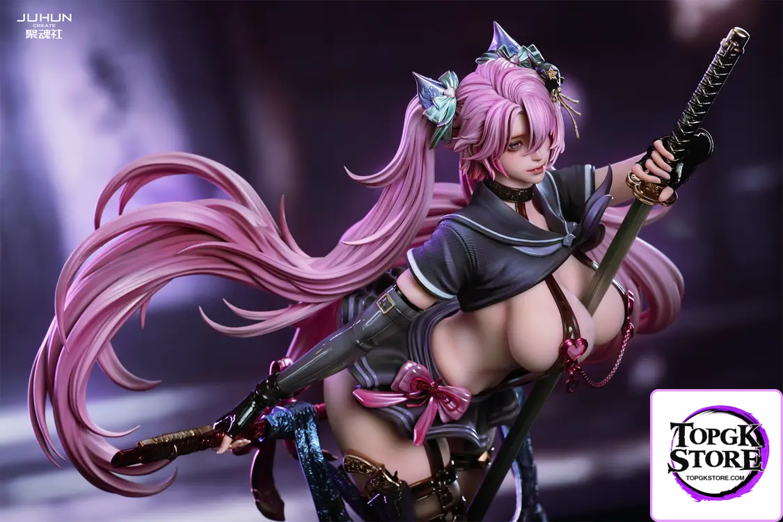 JuHun Create Studio – Demon Slaying Girl Aya 1/4 Statue (Licensed) - Photo 5 | TopGKStore