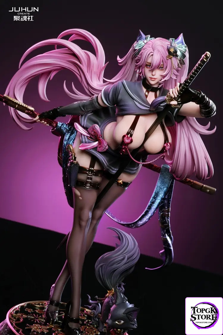JuHun Create Studio – Demon Slaying Girl Aya 1/4 Statue (Licensed) - Photo 3 | TopGKStore