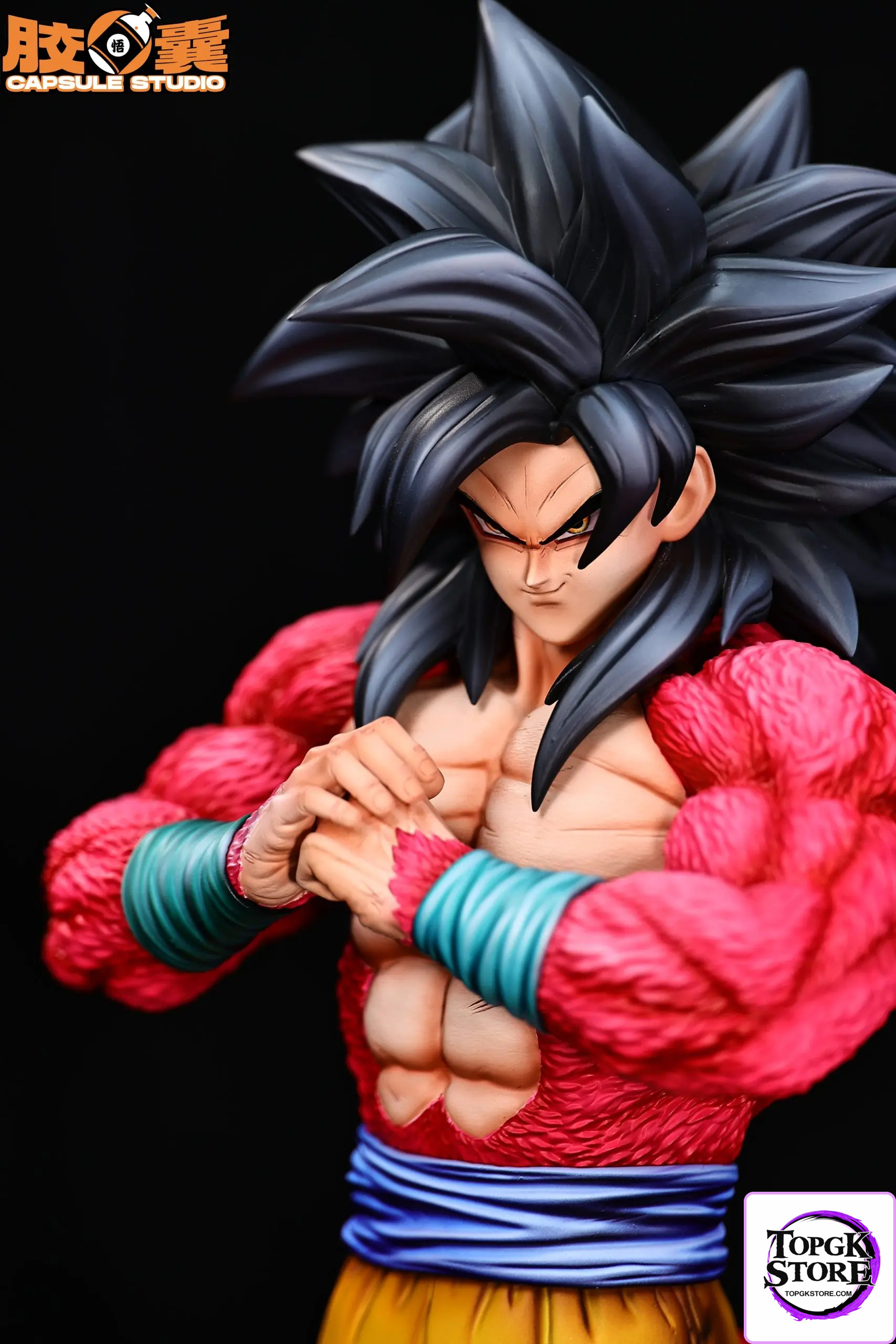 Capsule Studio – Dragon Ball Super Saiyan 4 Goku Clasps His Fists - Photo 8 | TopGKStore