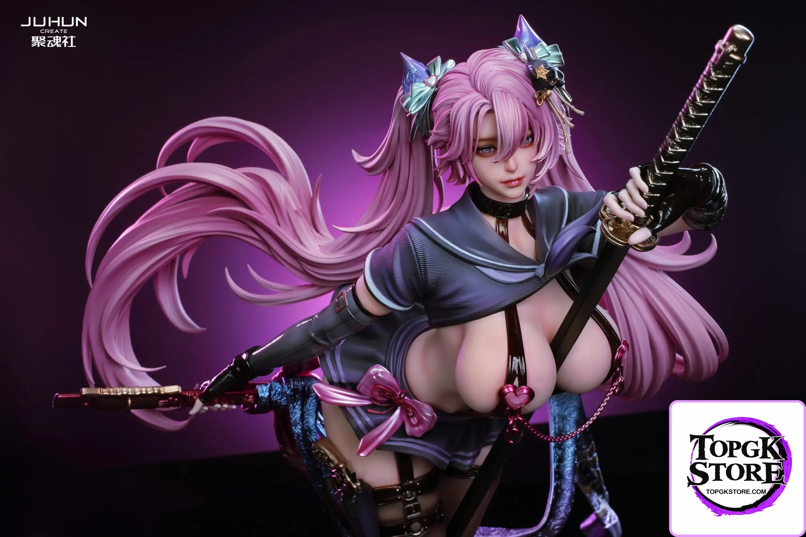 JuHun Create Studio – Demon Slaying Girl Aya 1/4 Statue (Licensed) - Photo 1 | TopGKStore