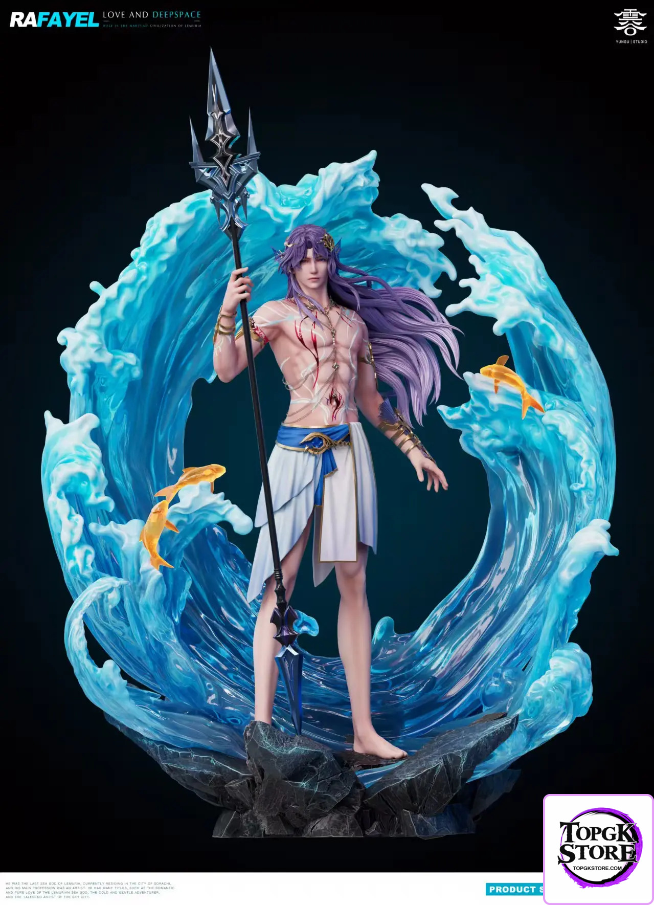 Yun Gu Studio – Love and Deepspace 1/6 Statue Mermaid Rafayel - Photo 10 | TopGKStore