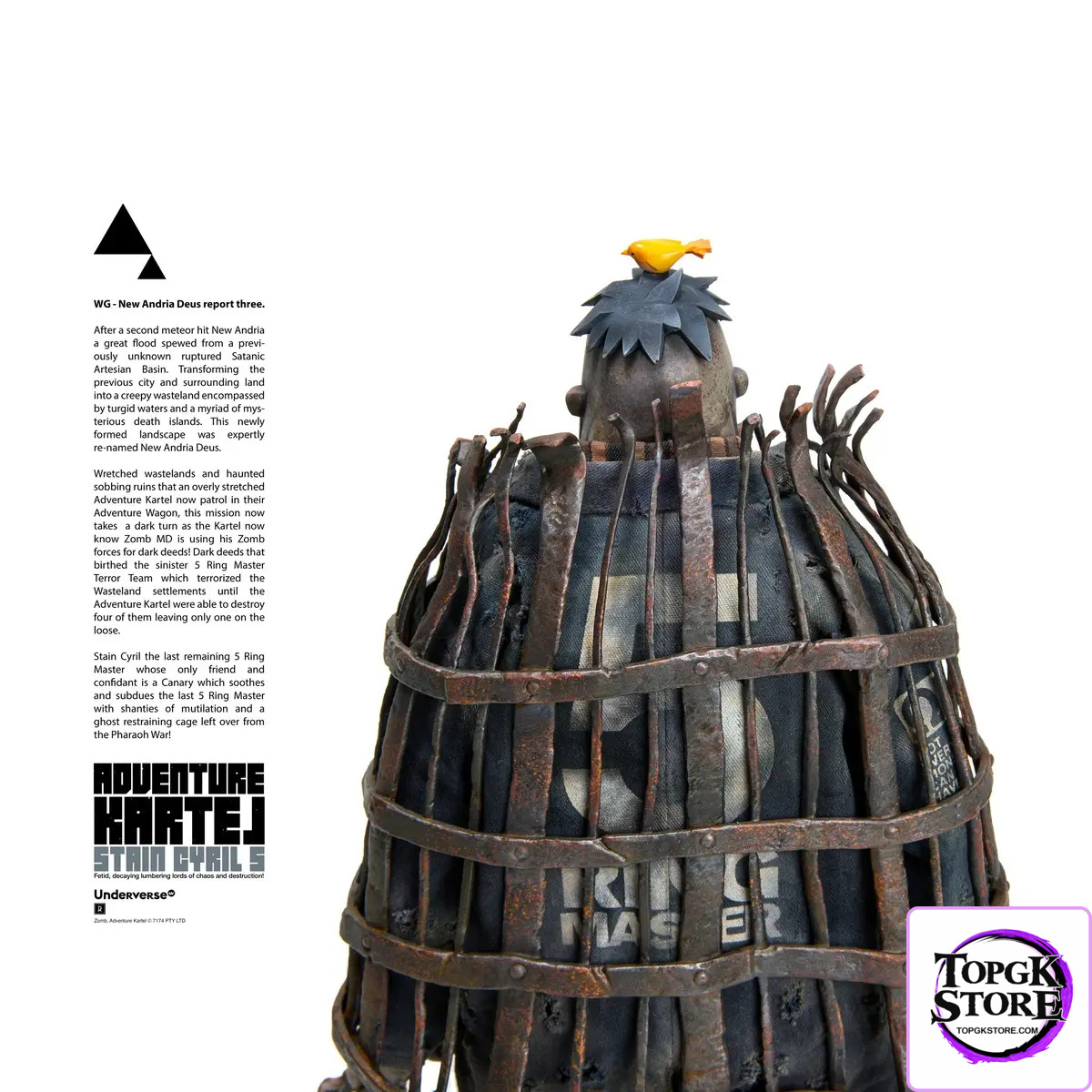 UNDERVERSE – Adventure Kartel 5 Ring Master – Stain Cyril 1/6 Action Figure (Licensed) - Photo 6 | TopGKStore