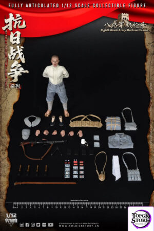Soldier Story – 1/12th SCALE EIGHTH ROUTE ARMY MACHINE GUNNER X GRENADIER SSM009 SSM011 (Licensed) - Photo 2 | TopGKSto