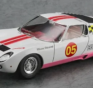 Hasegawa - 1/24 Wild Tamago Girls No.05 Lamborghini Miura P400 SV "Mikumo Shiranag" w/Figure Plastic Model (Licensed) - Photo