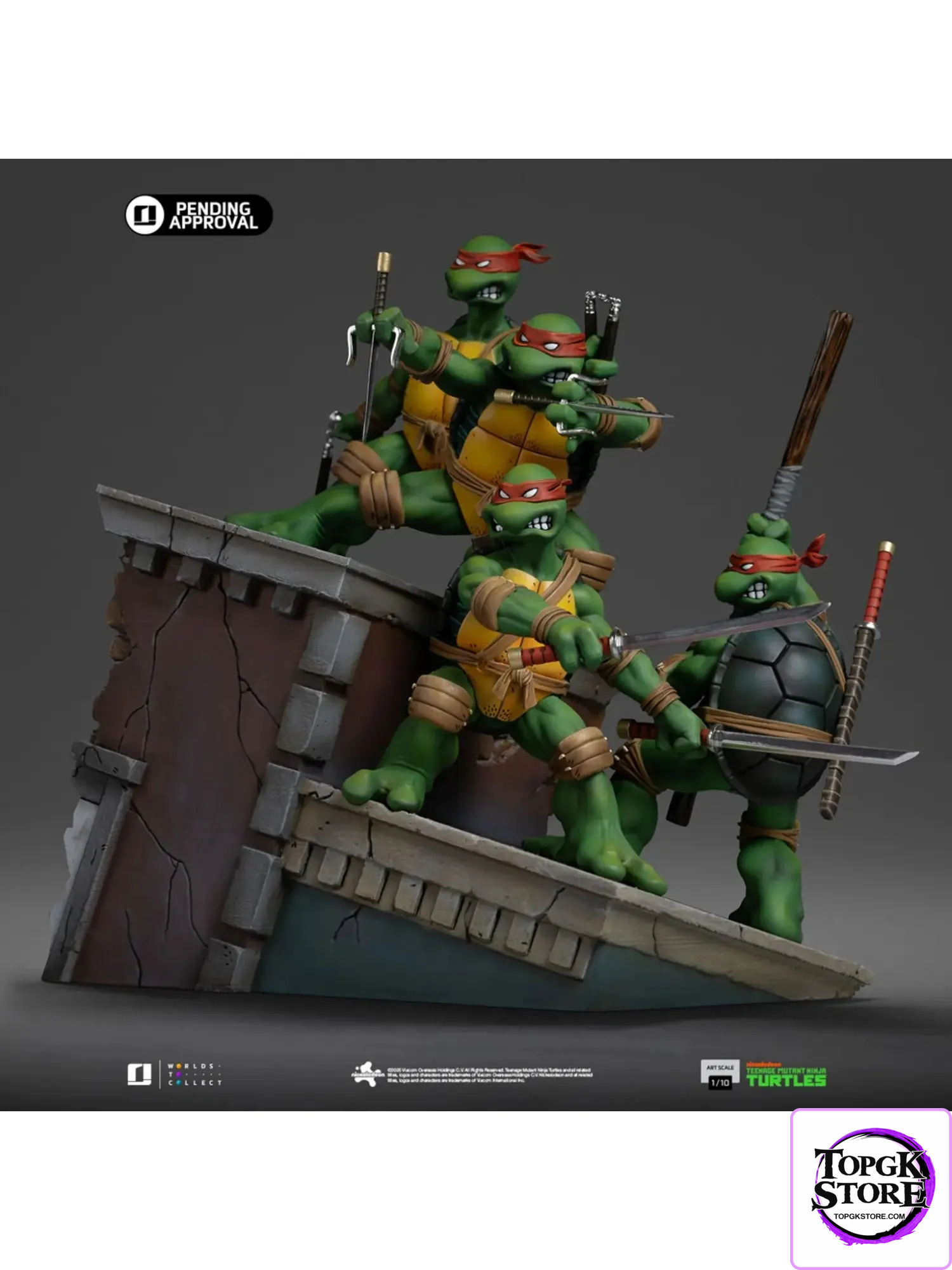 Iron Studio – TMNT 1st Cover Set Teenage Mutant Ninja Turtles NICKEL123825-10 (Licensed) - Photo 5 | TopGKStore
