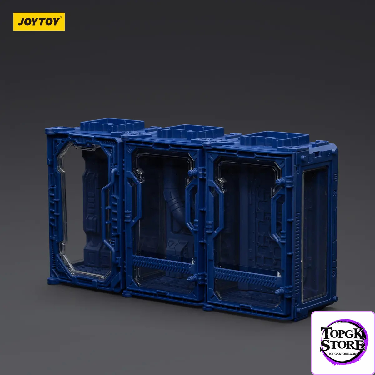 JOYTOY – Individual Soldier Hangar Display Case – Blazing Red & Stellar Purple & Abyssal Blue A B C (Lice