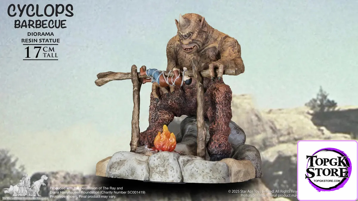 Star Ace Toys – Ray Harryhausen The 7th Voyage of Sinbad Cyclops with Roast Base Diorama SA8063 (Licensed) - Photo 4 |