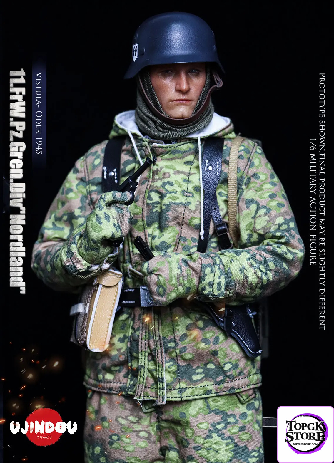UJINDOU – 1/6 WWII 11. FrW. Pz. Gren. Div “Nordland”, Vistula – Oder 1945 UD9051 (Licensed) - Photo 1