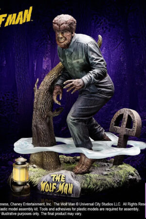 X-PLUS PLEX Studio – 1/8 Scale Lon Chaney Jr. as Wolf Man Plastic Model Kit 411-200150CP (Licensed) - Photo 1 | TopGKSt