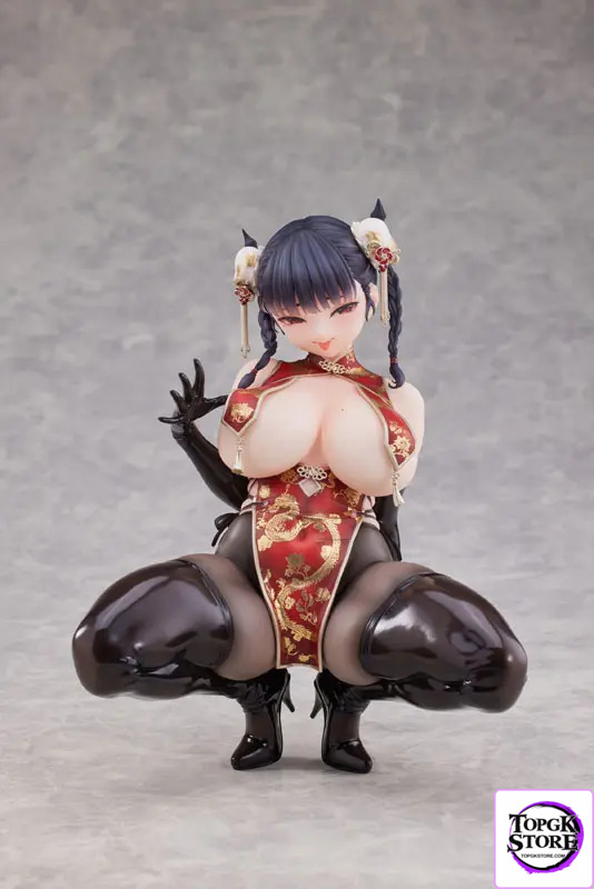 DIGIGIRL – Dragon Chinese Dress Sugata no Ane no Tomodachi Illustrated by Daiki Kase 1/6 Complete Figure (Licensed) - P