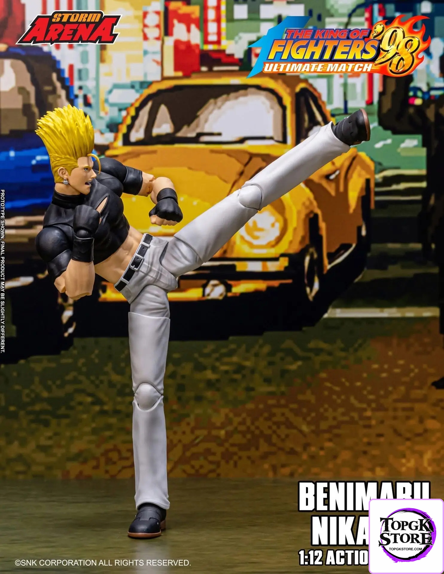 Storm Toys – 1/12 The King of Fighters ’98 Ultimate Match Nikaidou Benimaru Storm Arena (Licensed) - Photo 4 | To