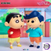 IO CREATIONS – Crayon Shin-chan Q-Bounce Series Kazama & Nohara Shinnosuke Soft Vinyl Articulated Figure (Licensed)