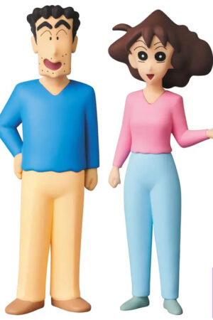 MEDICOM TOY – Ultra Detail Figure No.556 UDF Crayon Shin-chan Series 2 Hiroshi X Misae (Licensed) - Photo 1 | TopGKStor