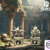 SP Chang Jing Guan Studio – Pokémon Statue Ruins Series #1 Nidoking & Nidoqueen - Photo 1 | TopGKStore
