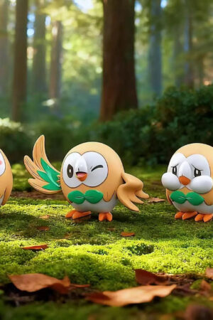 Bqs Studio – Pokedex Series Rowlet Pokémon - Photo 1 | TopGKStore