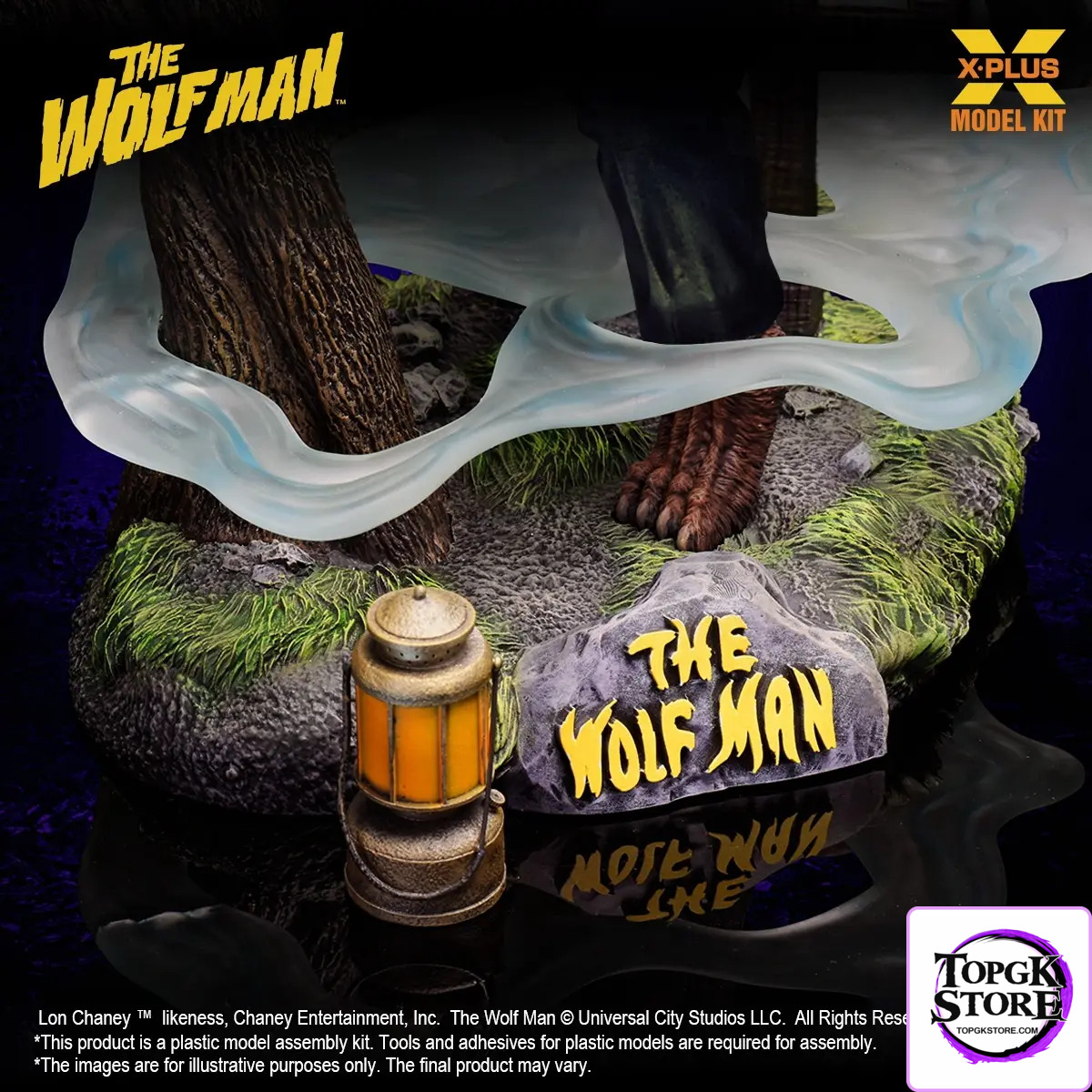 X-PLUS PLEX Studio – 1/8 Scale Lon Chaney Jr. as Wolf Man Plastic Model Kit 411-200150CP (Licensed) - Photo 4 | TopGKSt