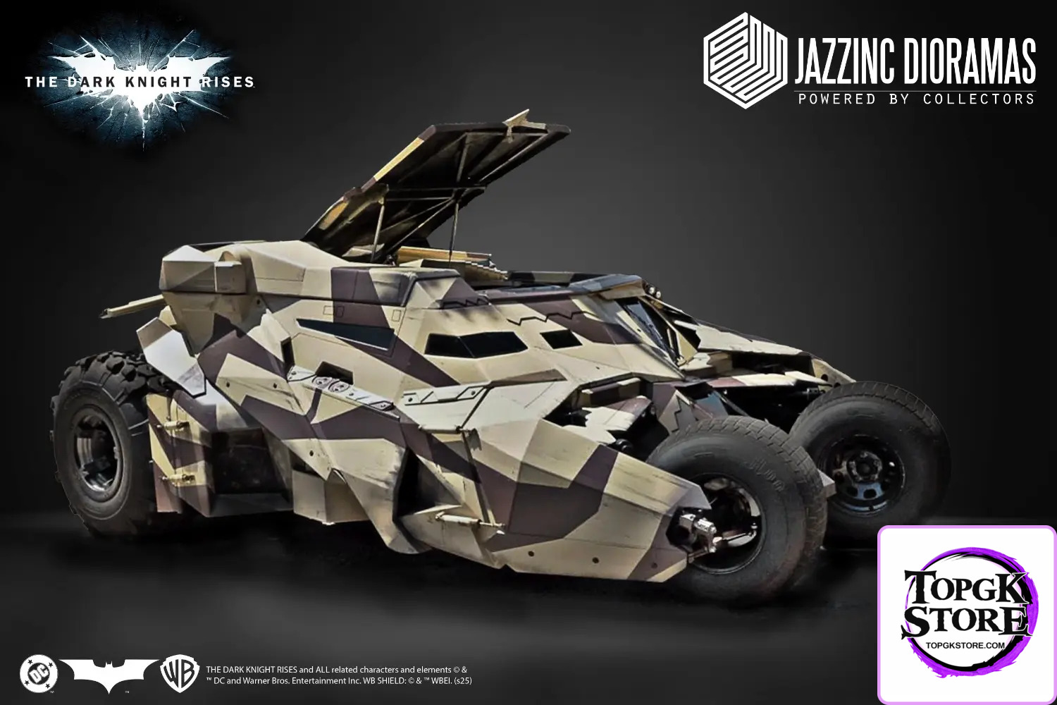 Jazzinc Dioramas Studio – The Dark Knight Rises 1/6 Scale Batmobile (Licensed) - Photo 1 | TopGKStore