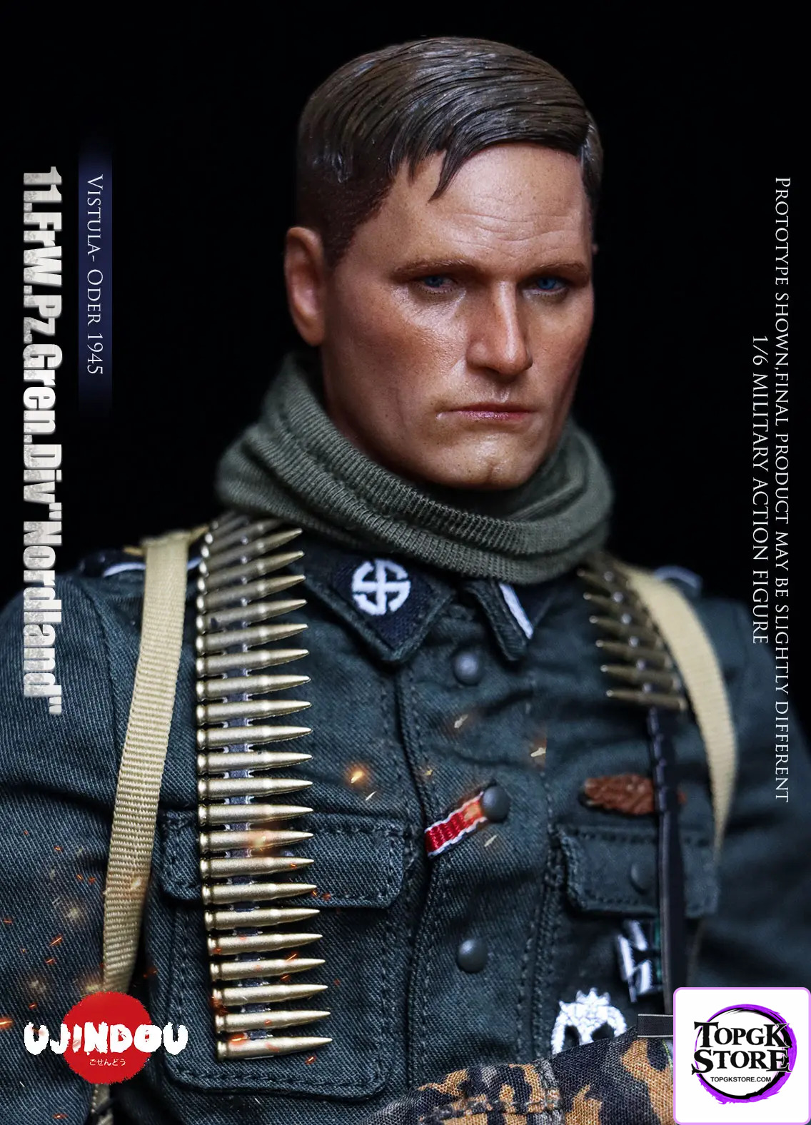 UJINDOU – 1/6 WWII 11. FrW. Pz. Gren. Div “Nordland”, Vistula – Oder 1945 UD9051 (Licensed) - Photo 5