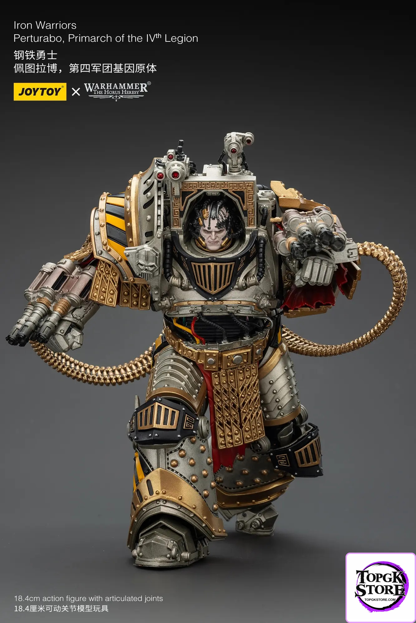 JOYTOY – Iron Warriors Perturabo, Primarch of the lVth Legion (Licensed) - Photo 3 | TopGKStore