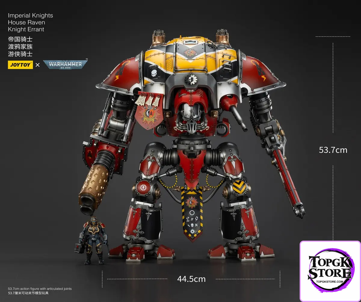 JOYTOY – Ultramarines Relic Secundus Armour & Imperial Knights House Raven Knight Errant JT01536 JT9305 (Licensed)