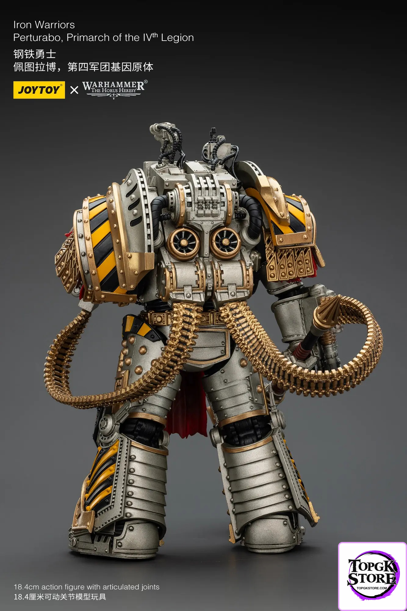 JOYTOY – Iron Warriors Perturabo, Primarch of the lVth Legion (Licensed) - Photo 6 | TopGKStore