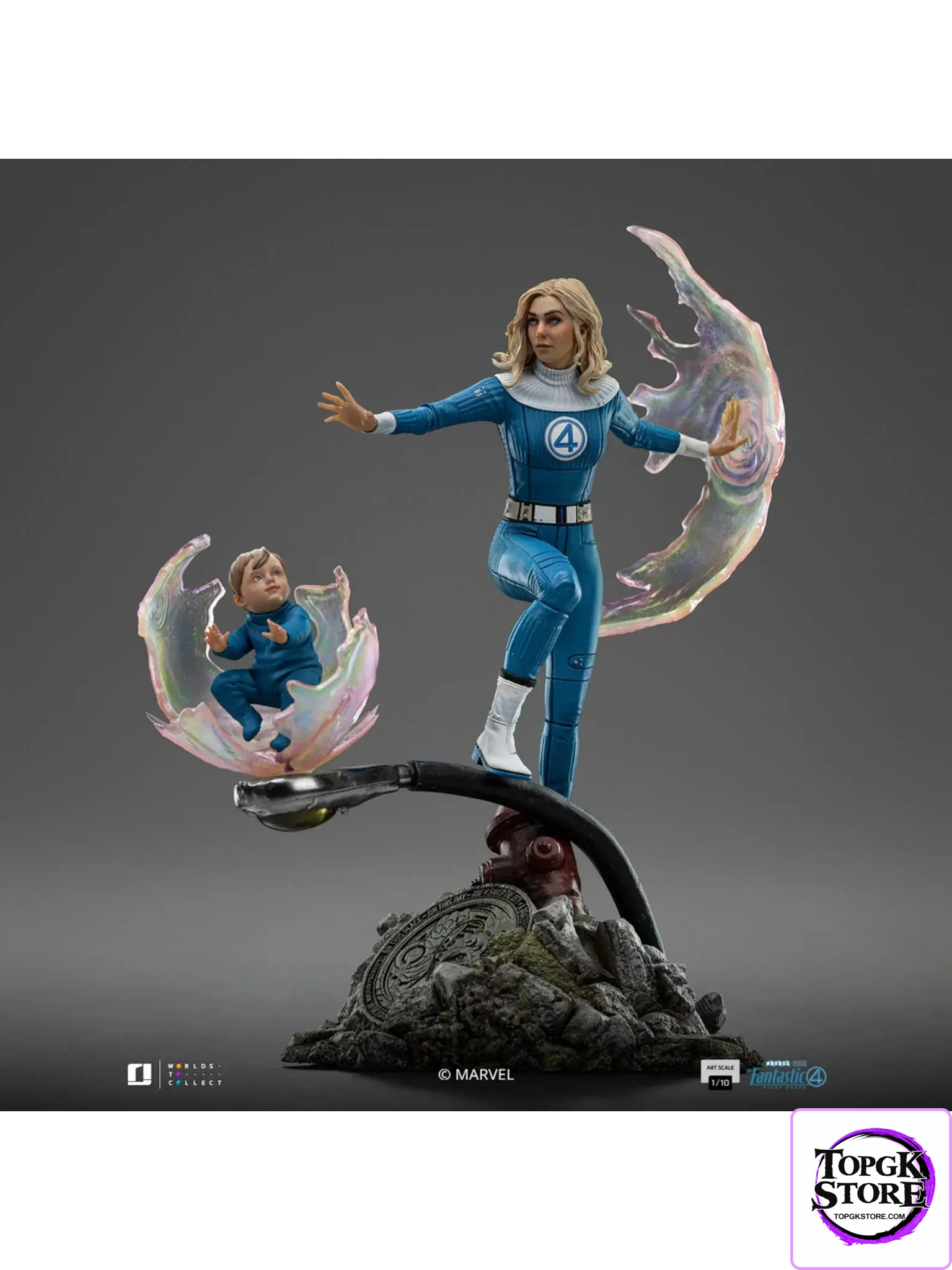Iron Studio – The Fantastic Four: Invisible Woman & Mister Fantastic MARCAS202925-10 MARCAS203025-10 (Licensed) - P