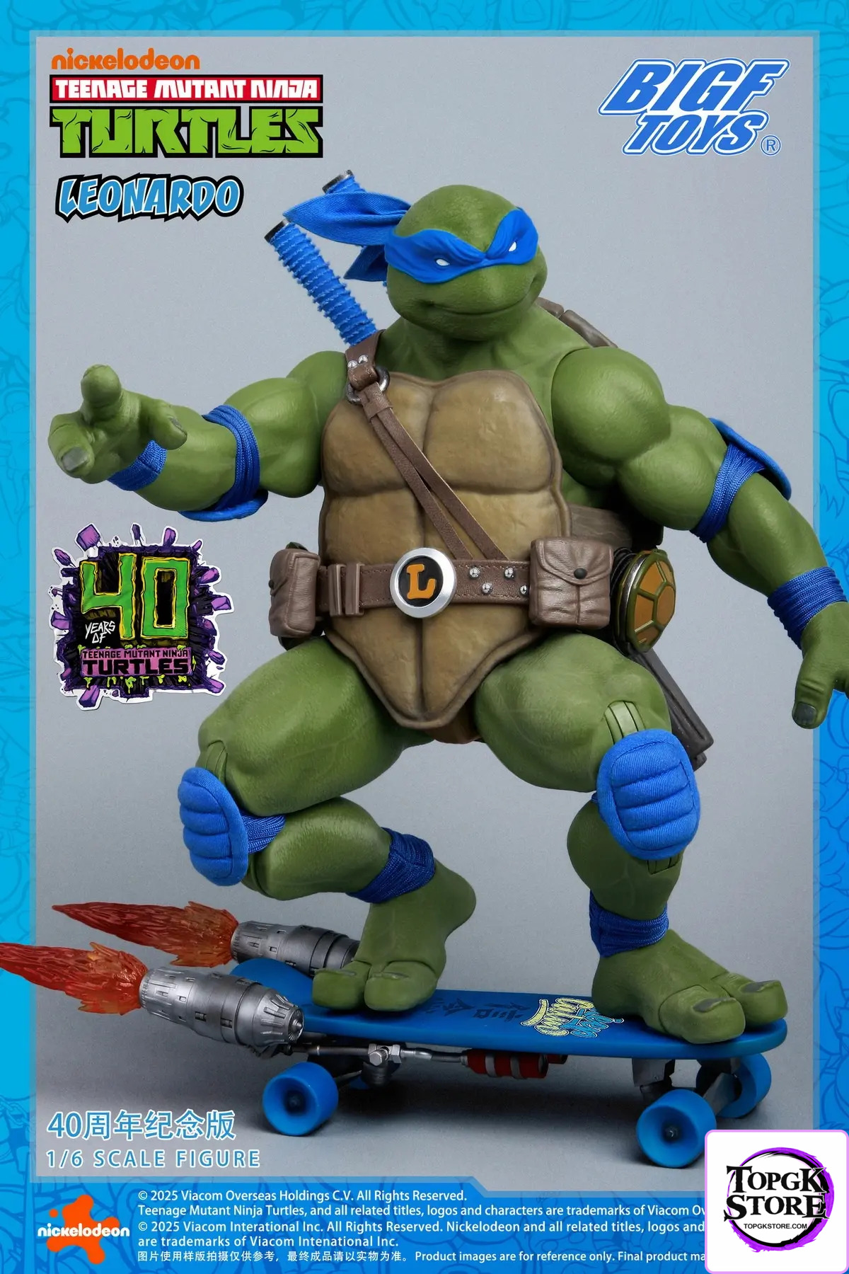 BIGFTOYS – BIGF-001 Leonardo 40th Anniversary Edition 1/6 Scale Action Figure (Licensed) - Photo 23 | TopGKStore