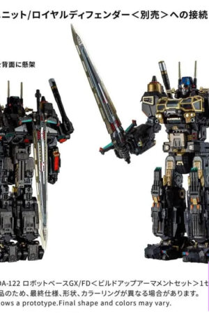 TAKARA TOMY – Diaclone DA-122 Robot Base GX / FD (Build-up Armament Set) (Licensed) - Photo 1 | TopGKStore