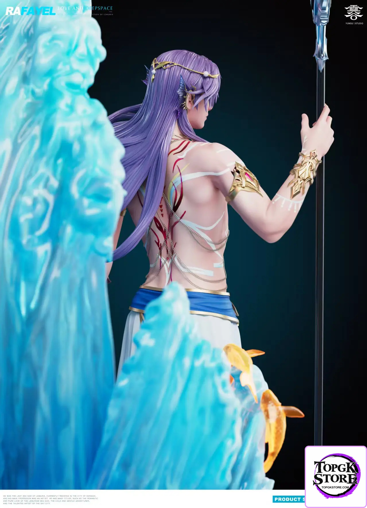 Yun Gu Studio – Love and Deepspace 1/6 Statue Mermaid Rafayel - Photo 11 | TopGKStore