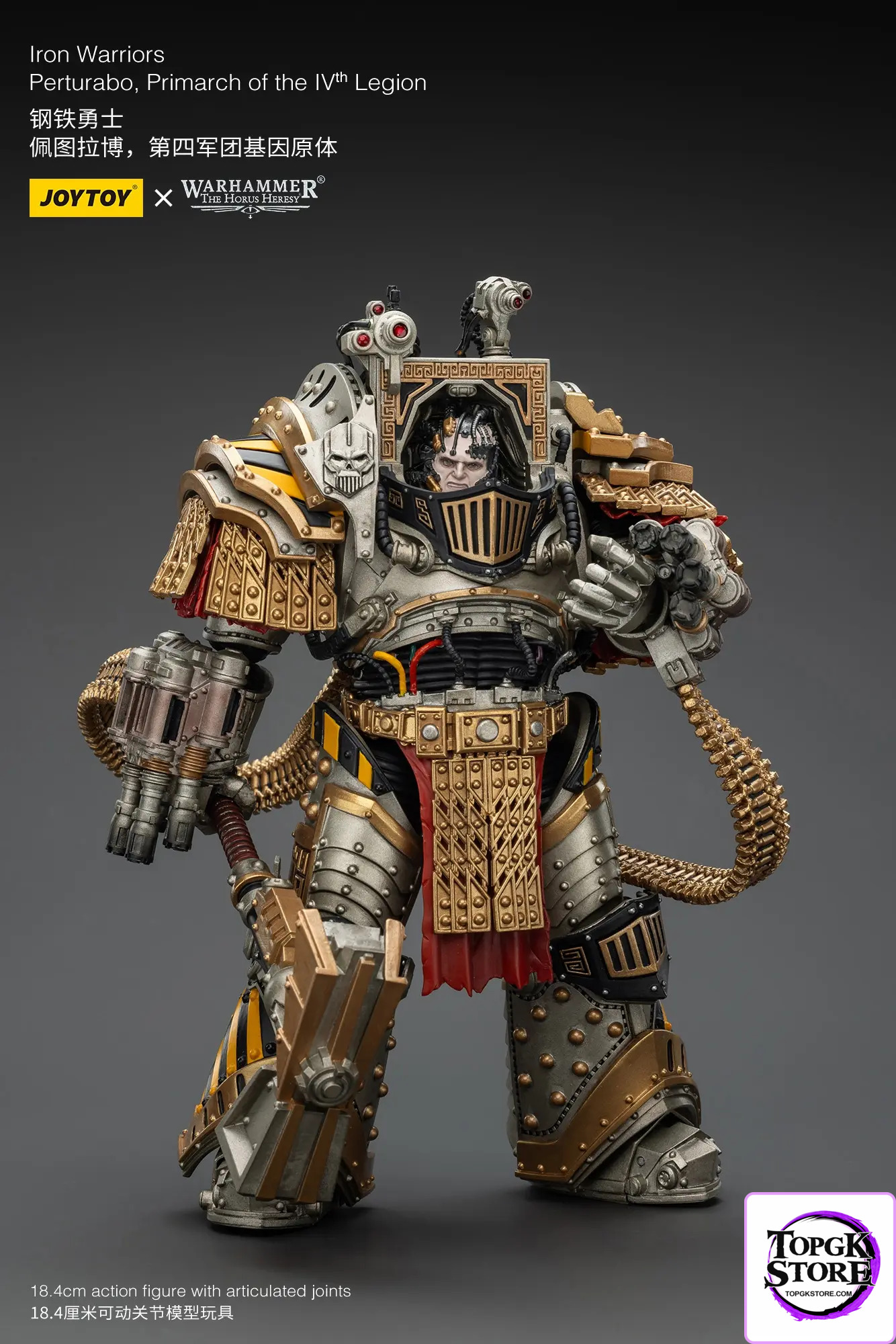 JOYTOY – Iron Warriors Perturabo, Primarch of the lVth Legion (Licensed) - Photo 5 | TopGKStore