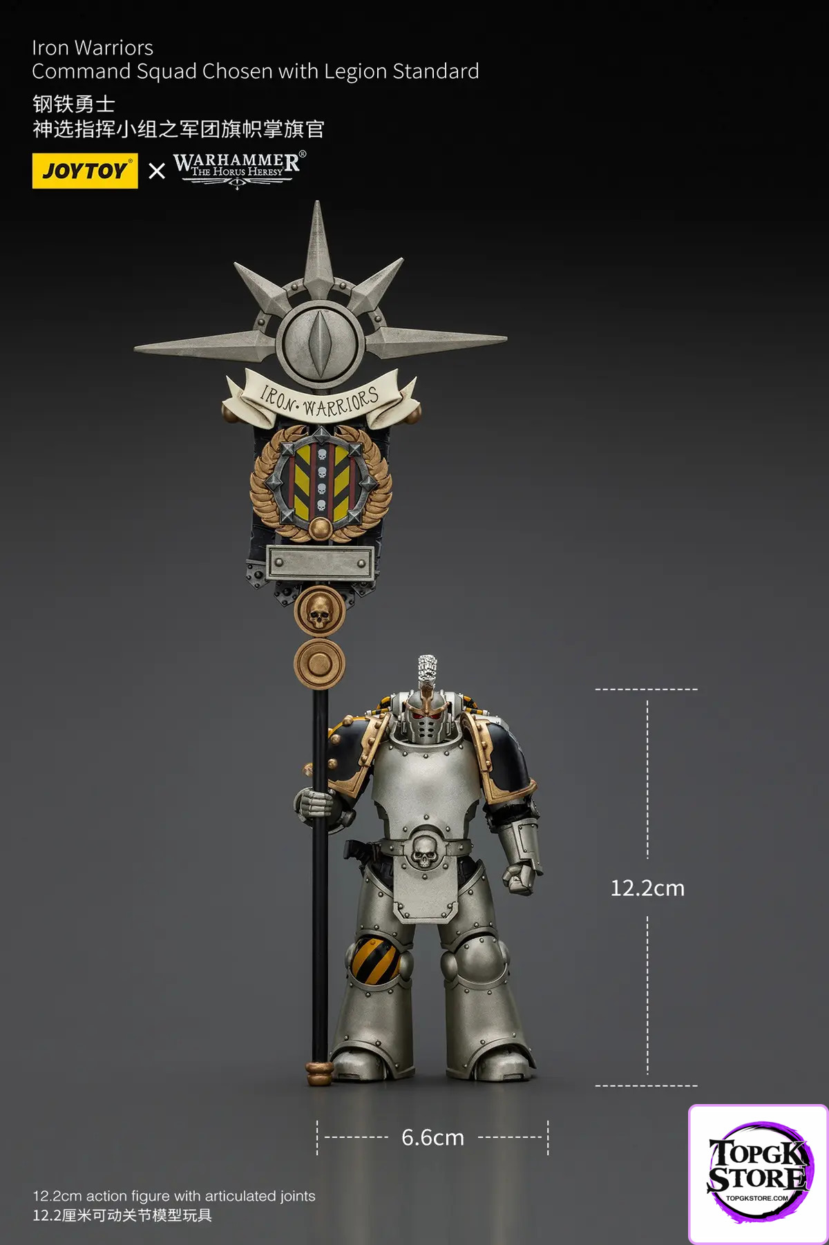 JOYTOY – Iron Warrior Legion Banner Bearer of the Chosen Command Squad JT01765 (Licensed) - Photo 4 | TopGKStore