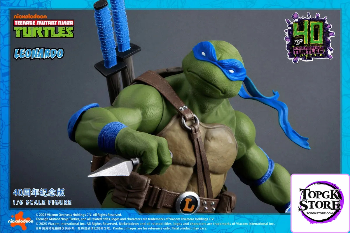 BIGFTOYS – BIGF-001 Leonardo 40th Anniversary Edition 1/6 Scale Action Figure (Licensed) - Photo 6 | TopGKStore