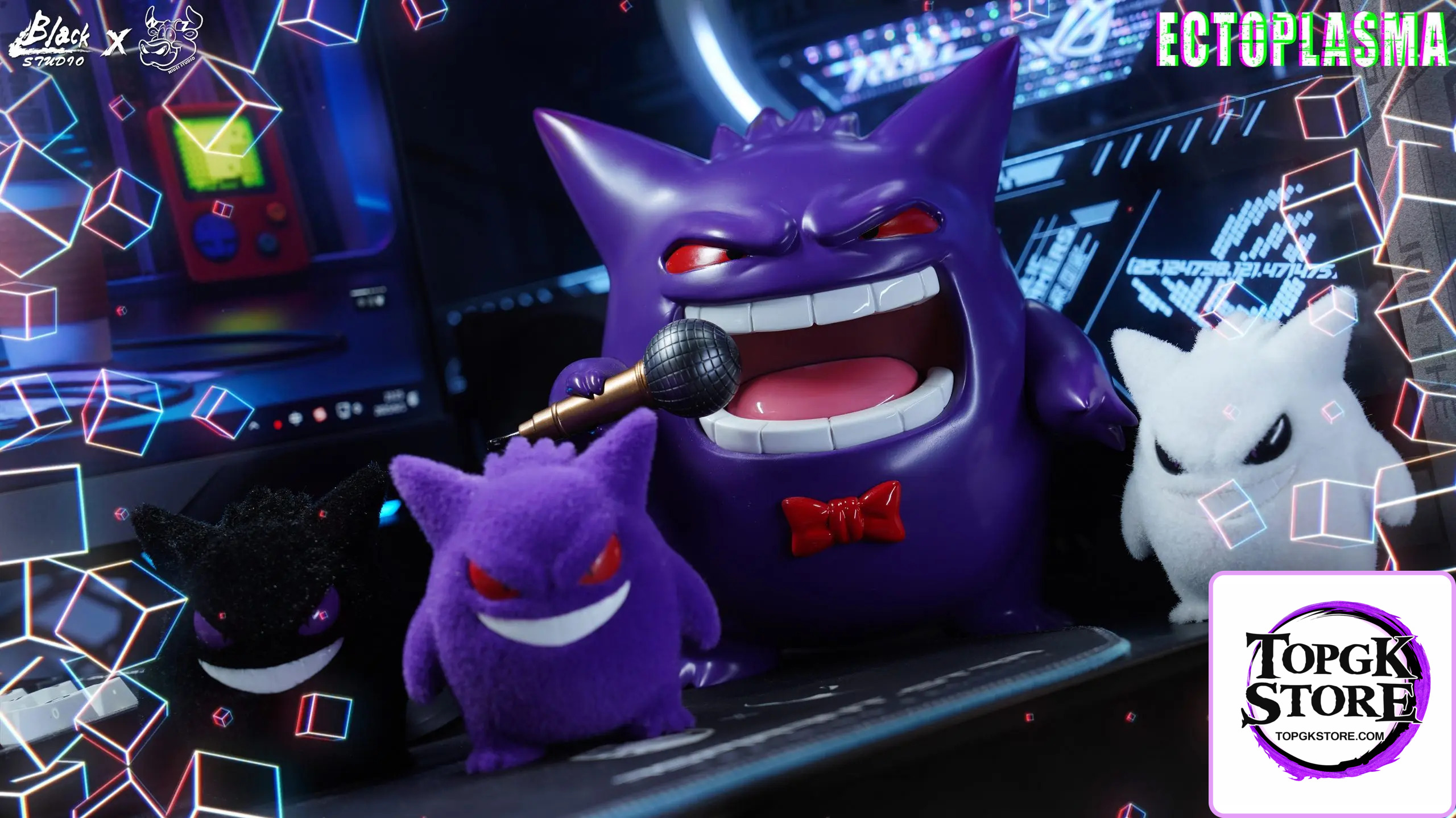 NIUZI Studio – Pokémon 1/2 Scale Gengar Bluetooth Speaker - Photo 2 | TopGKStore
