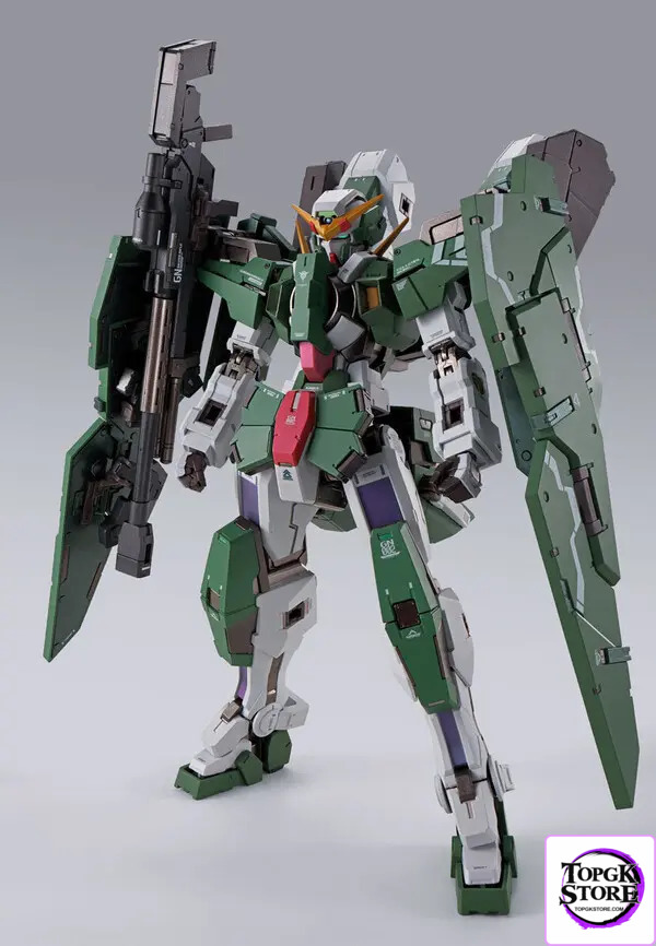 BANDAI SPIRITS – Mobile Suit Gundam 00: Revealed Chronicle GN-002 Gundam Dynames Gundam Devise Dynames Metal Build (Li