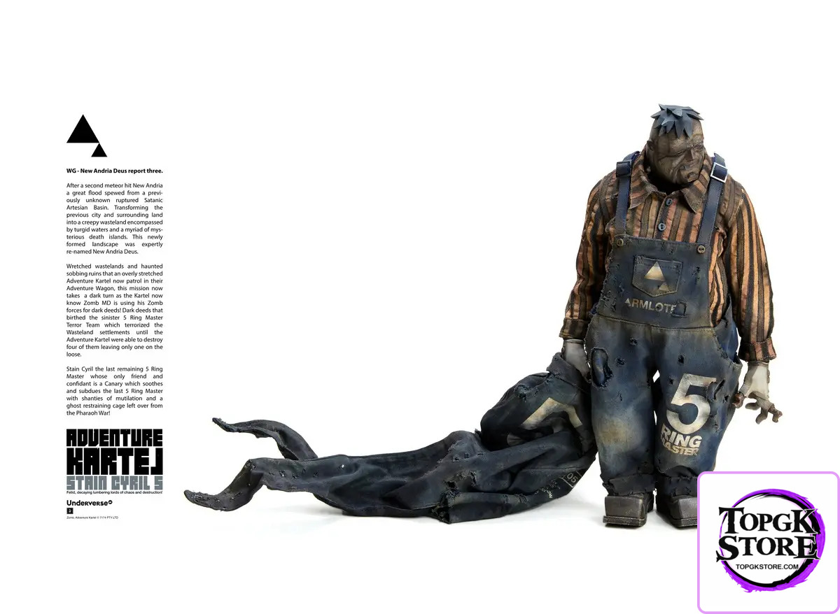 UNDERVERSE – Adventure Kartel 5 Ring Master – Stain Cyril 1/6 Action Figure (Licensed) - Photo 7 | TopGKStore