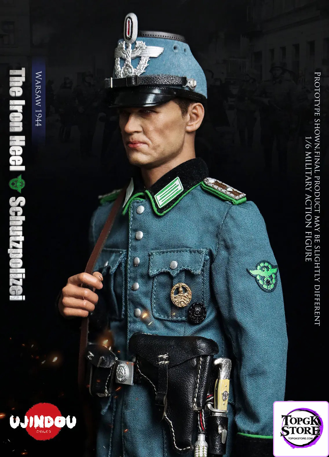 UJINDOU – 1/6 The Iron Heel-WWII German Schutzpolizei Warsaw 1944 UD9057 (Licensed) - Photo 10 | TopGKStore