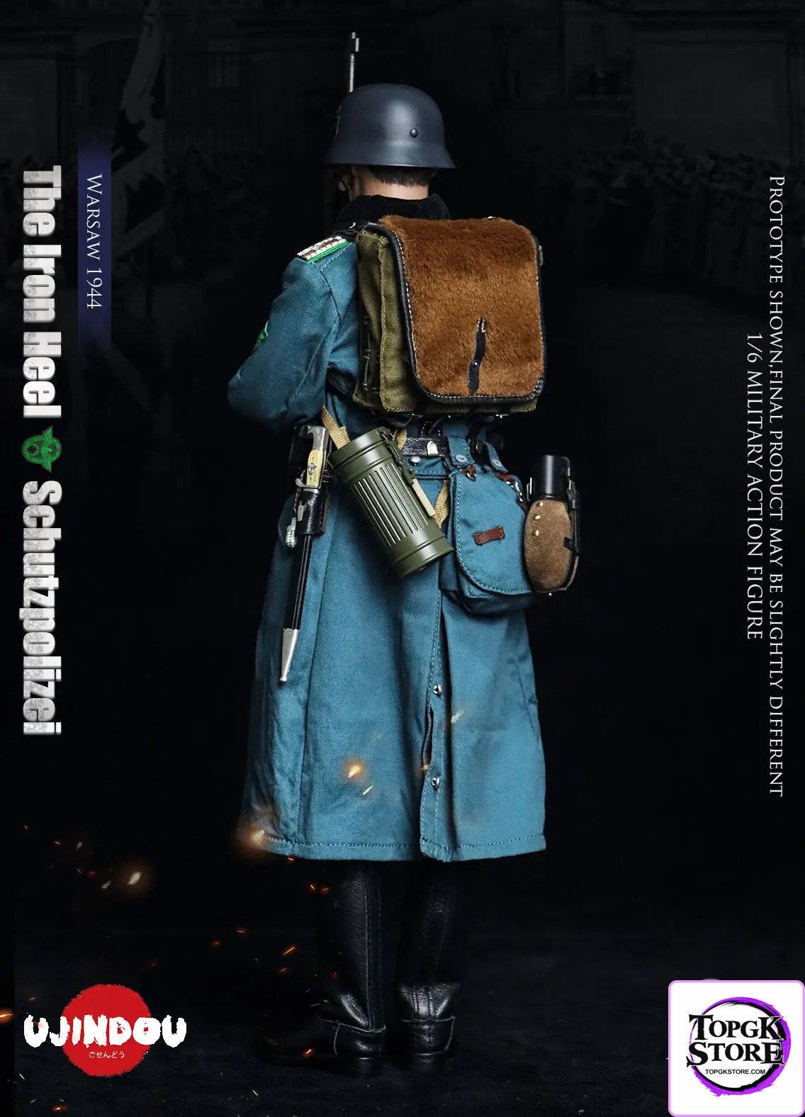 UJINDOU – 1/6 The Iron Heel-WWII German Schutzpolizei Warsaw 1944 UD9057 (Licensed) - Photo 13 | TopGKStore
