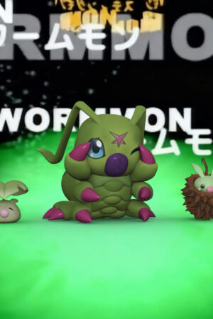 Vzai Studio – Wormmon + Leafmon + Minomon Digimon - Photo 1 | TopGKStore