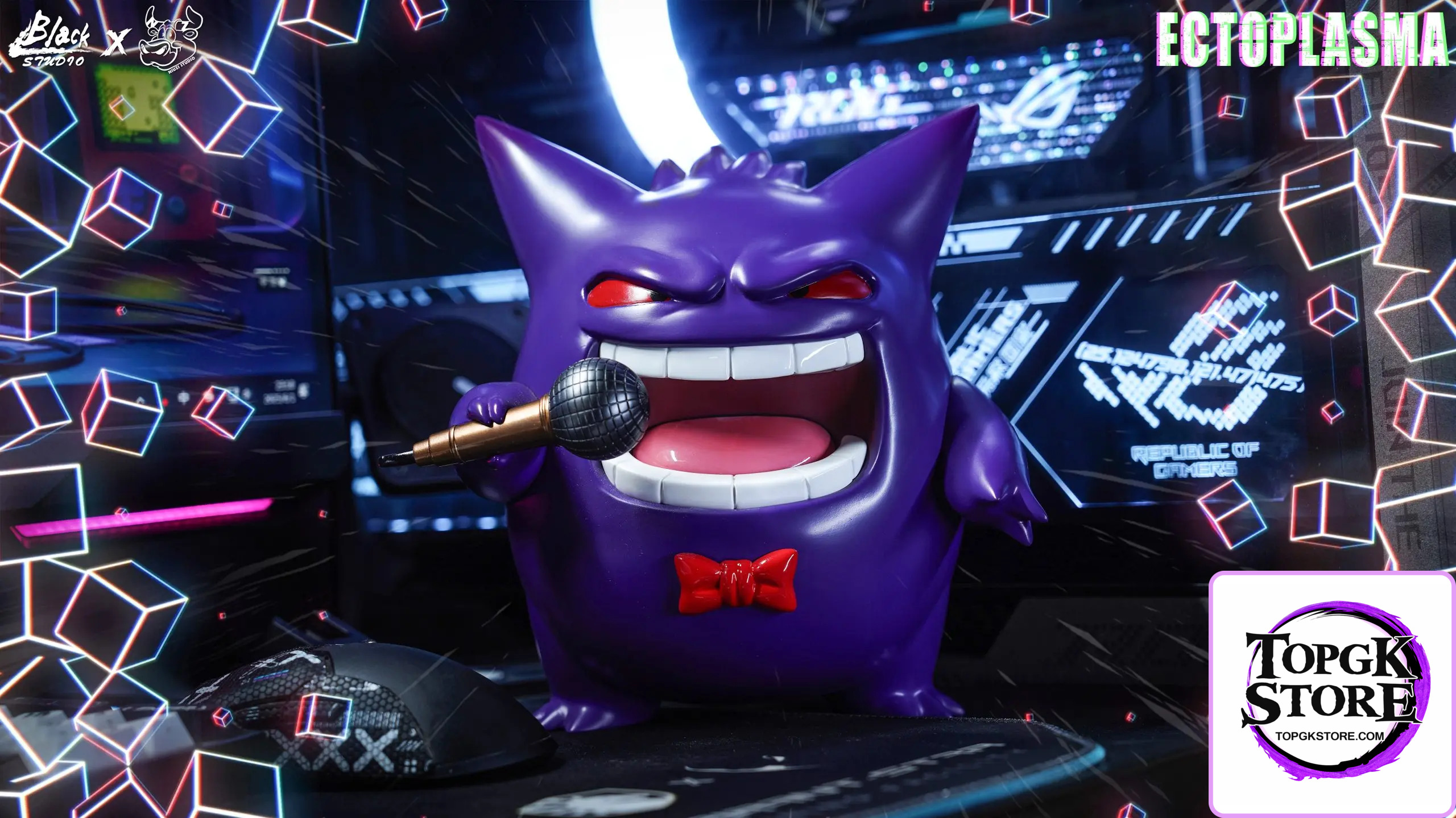 NIUZI Studio – Pokémon 1/2 Scale Gengar Bluetooth Speaker - Photo 1 | TopGKStore