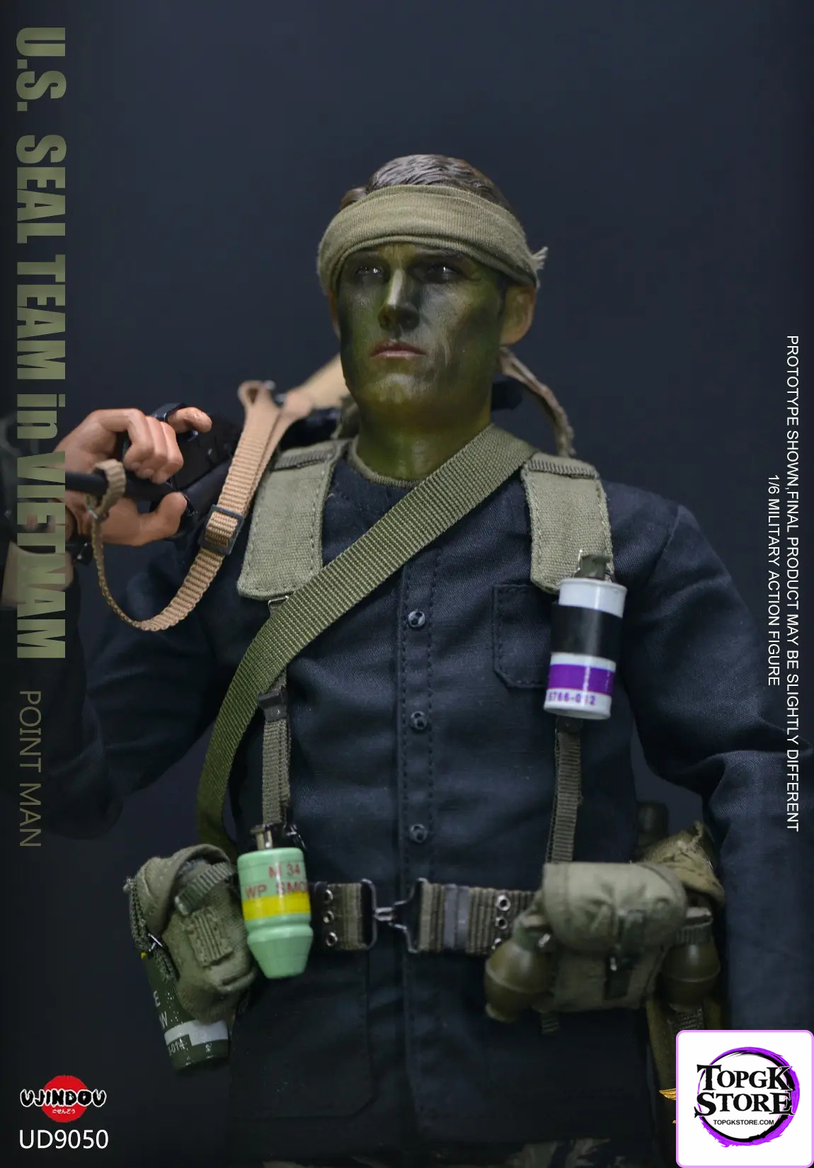 UJINDOU – 1/6 U.S. SEAL TEAM in Vietnam-POINT MAN UD9050 (Licensed) - Photo 2 | TopGKStore