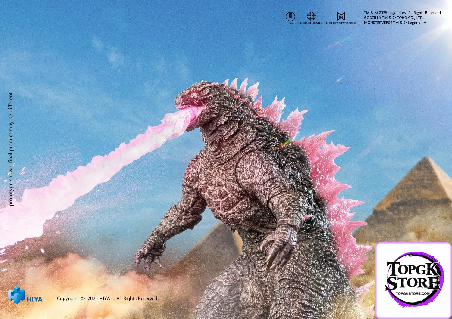 HIYA Toys – Godzilla x Kong: The New Empire Evolved Thermal Blast Godzilla EBG0439 (Licensed) - Photo 7 | TopGKStore