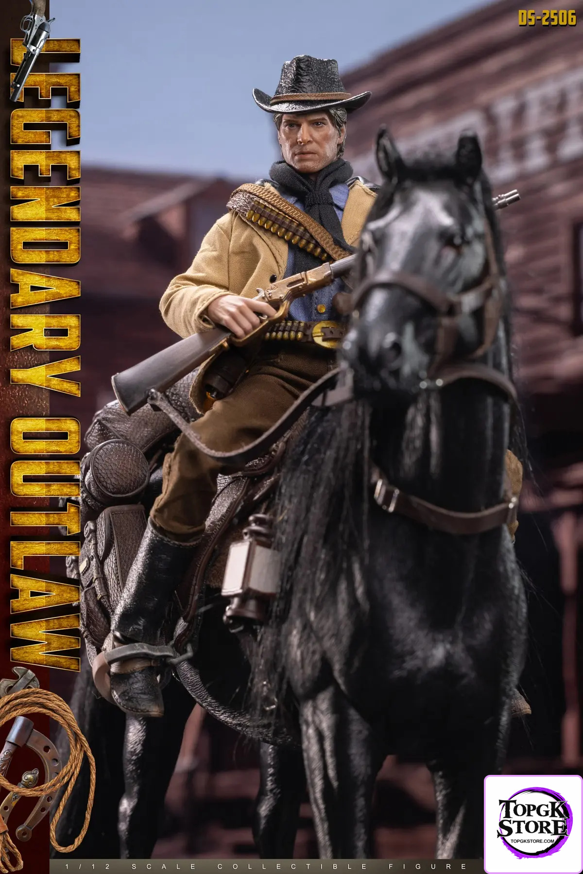 DSTOYS – 1/12 Scale Wild Outlaw Dual-Head Sculpt Action Figures DS-2505 DS-2506 (Licensed) - Photo 1 | TopGKStore