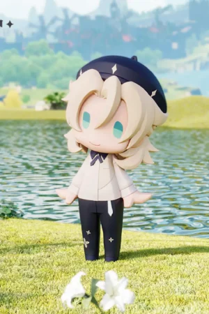 GSC – Genshin Impact HELLO! GOOD SMILE Q-version Figure Klee X Albedo (Licensed) - Photo 2 | TopGKStore