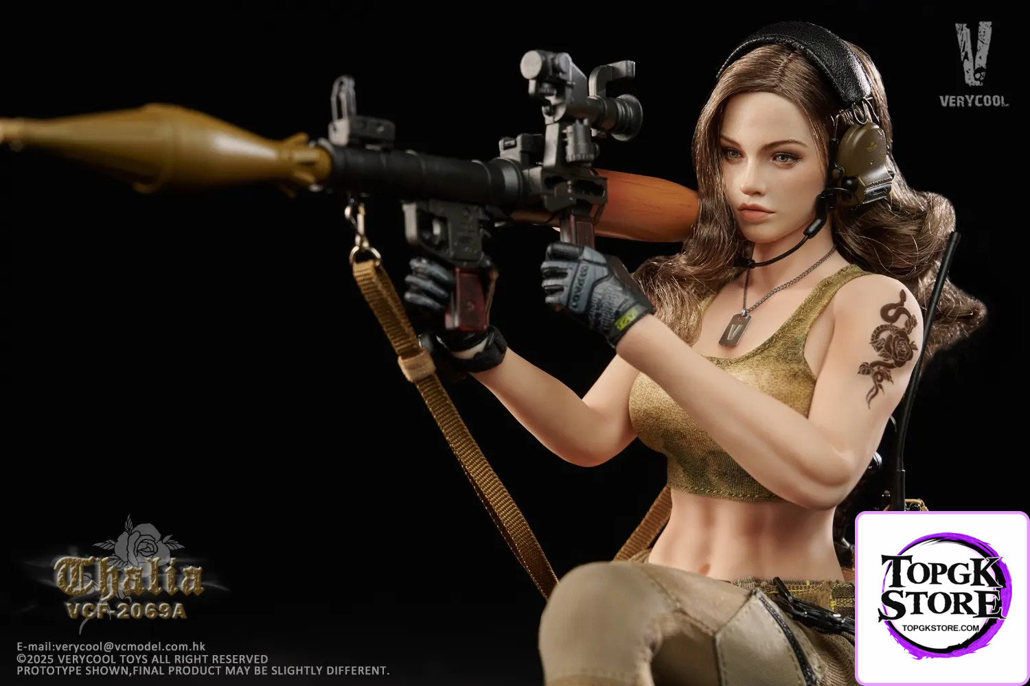 VERYCOOL – 1/6 Scale Action Figure VCF-2069 Desert female soldier -Thalia (Licensed) - Photo 8 | TopGKStore